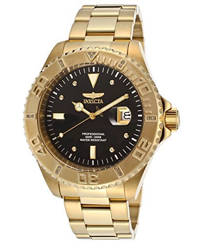 Invicta Men's 1270 Specialty Chronograph 18k Gold Ion-Plated Stainless Steel Watch